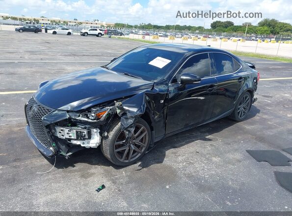 JTHGA1D20L5106208 2020 LEXUS IS 300 Black Առջևի ձախ երեք քառորդ տեսարան