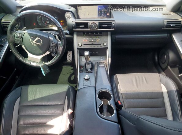 JTHGA1D20L5106404 2020 LEXUS IS Black წინა პანელის ხედი