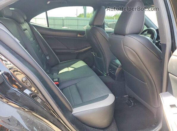 JTHGA1D20L5106404 2020 LEXUS IS Black უკანა სავარძლების ხედი