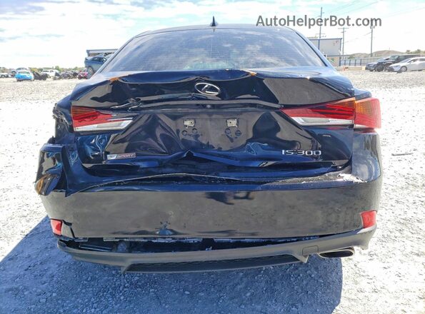 JTHGA1D20L5106404 2020 LEXUS IS Black უკანა ხედი