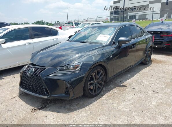 JTHGA1D23L5108910 2020 LEXUS IS 300 Black წინა მარცხენა ხედი სამი მეოთხედიდან