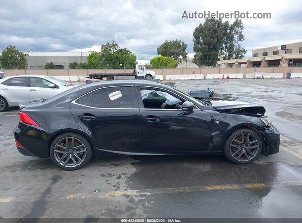 JTHGA1D25L5102316 2020 LEXUS IS 300 Black Widok wnętrza z tyłu