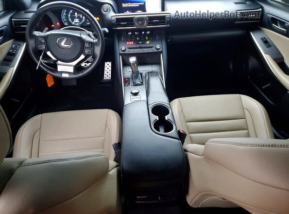 JTHGA1D29L5106479 2020 LEXUS IS White წინა პანელის ხედი
