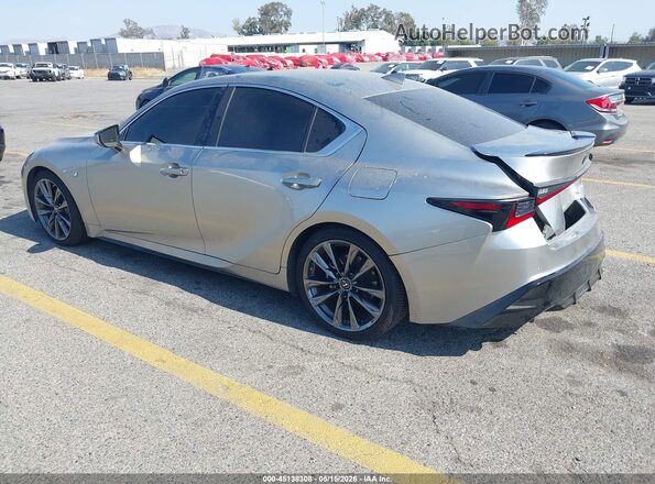JTHGZ1B20N5054545 2022 LEXUS IS 350 Beige Հետևի ձախ