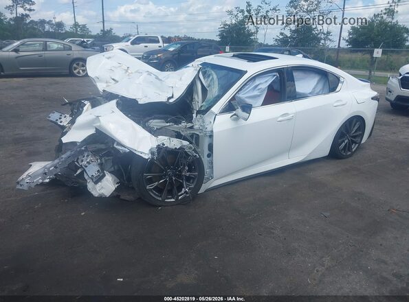 JTHGZ1B22P5065064 2023 LEXUS IS 350 White Передня ліва чверть