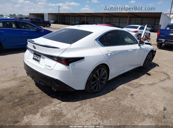 JTHGZ1B22R5077198 2024 LEXUS IS 350 Белый Задняя правая четверть