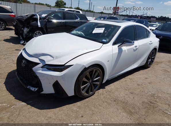 JTHGZ1B22R5077198 2024 LEXUS IS 350 Белый Передняя левая четверть