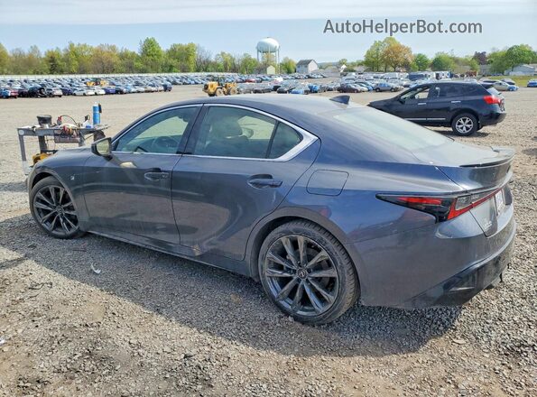 JTHGZ1B24P5060397 2023 LEXUS IS Gray Trasero izquierdo
