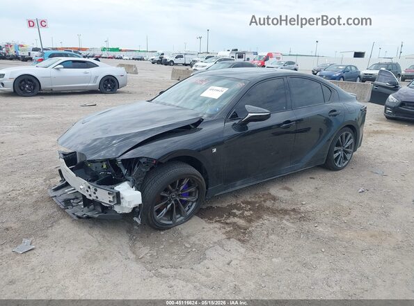 JTHGZ1B24R5076716 2024 LEXUS IS 350 Черный Передняя левая четверть