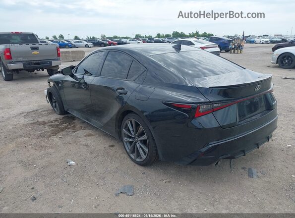 JTHGZ1B24R5076716 2024 LEXUS IS 350 Черный Задняя левая четверть