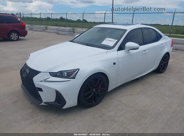 JTHGZ1B26L5035849 2020 LEXUS IS 350 White Առջևի ձախ երեք քառորդ տեսարան