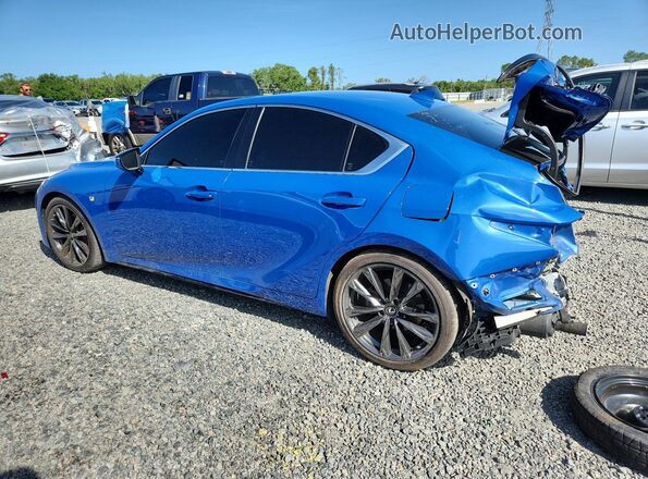 JTHGZ1B26N5053867 2022 LEXUS IS Синий Задняя левая четверть