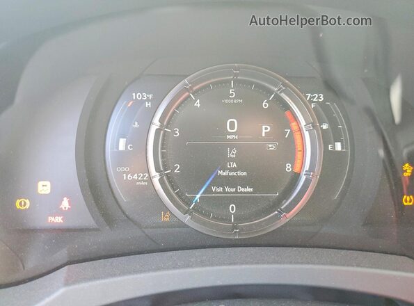 JTHGZ1B26P5062717 2023 LEXUS IS Silver Вид щитка приладів
