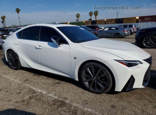 JTHGZ1B26P5069358 2023 LEXUS IS White Передня права чверть