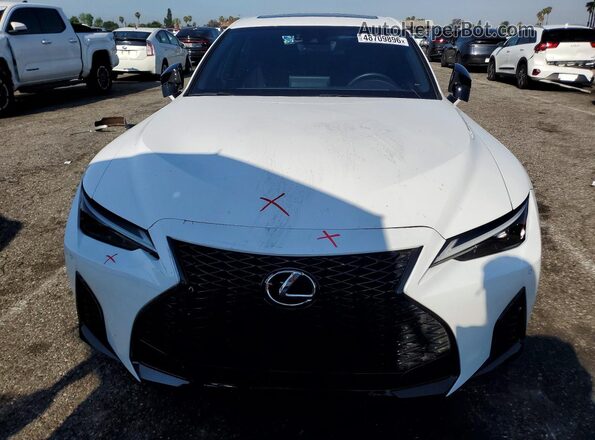 JTHGZ1B26P5069358 2023 LEXUS IS White Вид спереду