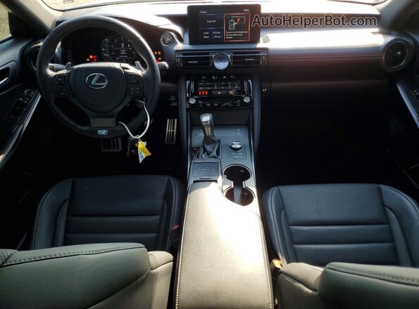 JTHGZ1B26P5069358 2023 LEXUS IS White Вид панелі приладів