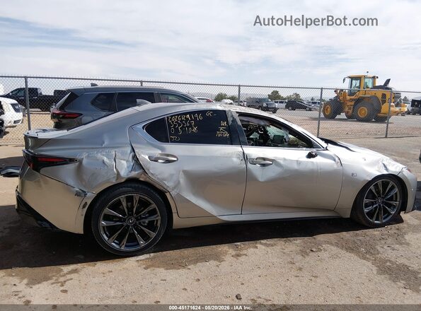 JTHGZ1B28N5050520 2022 LEXUS IS 350 Silver Սալոնի հետևի տեսք