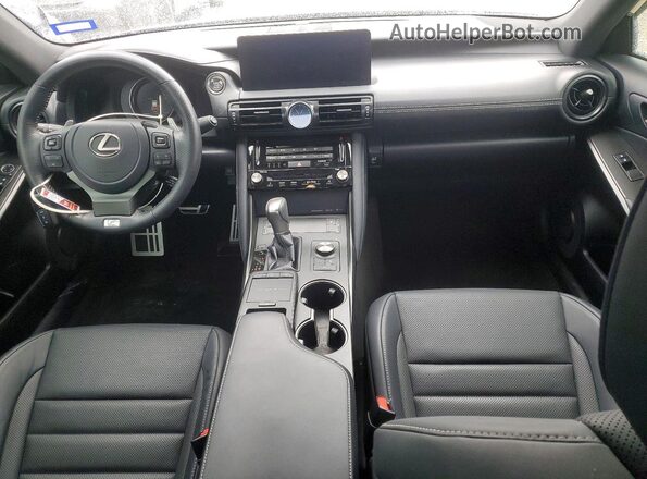 JTHGZ1B28P5059396 2023 LEXUS IS Charcoal Dashboard view