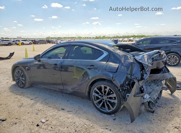 JTHGZ1B28P5059396 2023 LEXUS IS Charcoal Rear left