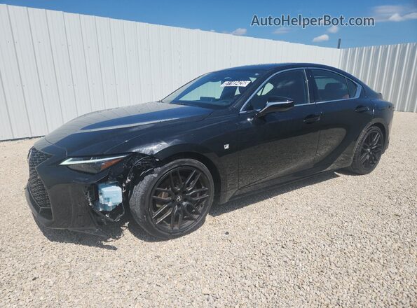 JTHGZ1B28P5071645 2023 LEXUS IS Black VIN կոդի պիտակի տեսք