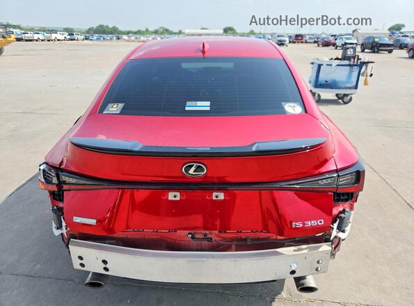 JTHGZ1B29M5038388 2021 LEXUS IS Red უკანა ხედი