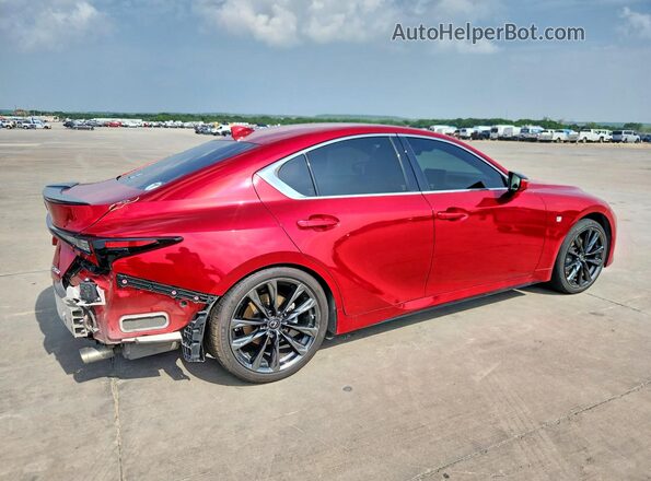 JTHGZ1B29M5038388 2021 LEXUS IS Red უკანა მარჯვენა