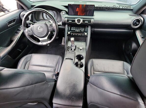 JTHGZ1B29M5041887 2021 LEXUS IS Black Dashboard view