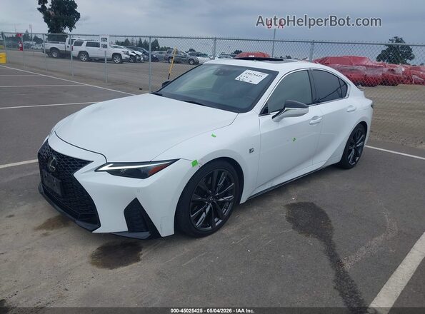 JTHGZ1B29M5047267 2021 LEXUS IS 350 White Przód lewy