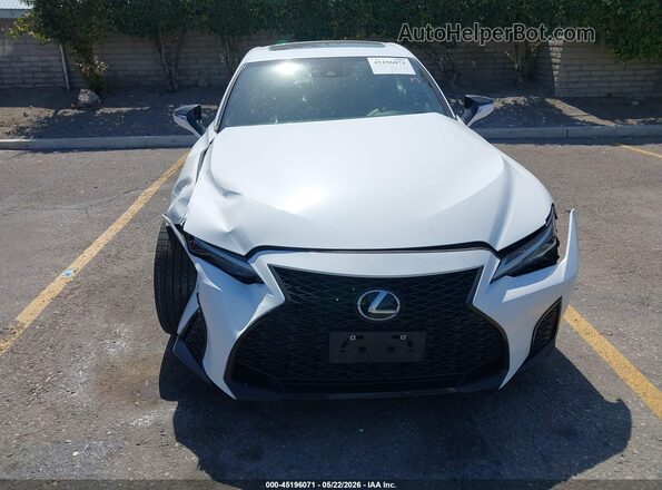 JTHGZ1B29P5061528 2023 LEXUS IS 350 White ხელსაწყოთა პანელის ხედი