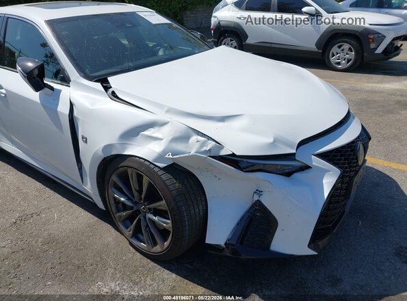 JTHGZ1B29P5061528 2023 LEXUS IS 350 White წინა ხედი