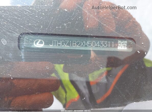 JTHGZ1B2XM5043311 2021 LEXUS IS 350 Черный Вид подкапотного пространства
