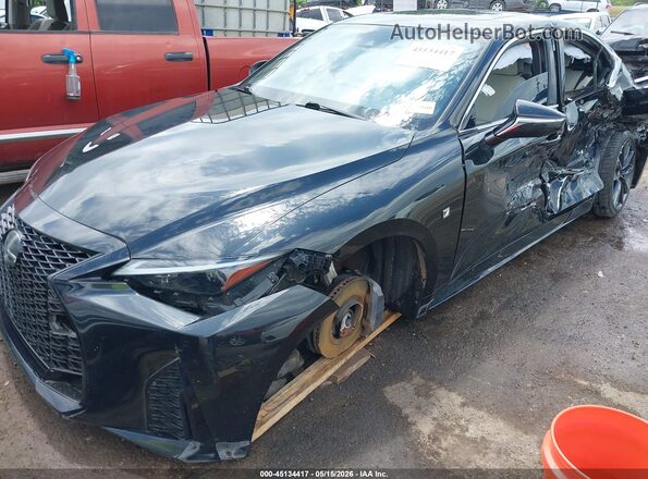 JTHGZ1B2XM5043311 2021 LEXUS IS 350 Черный Передняя левая четверть