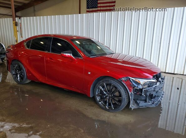 JTHGZ1E20P5028347 2023 LEXUS IS Red Przód prawy