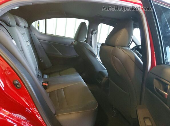 JTHGZ1E20P5028347 2023 LEXUS IS Red Widok tylnych siedzeń