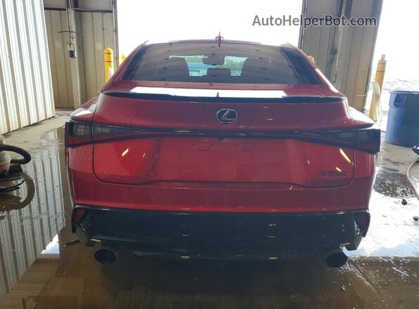 JTHGZ1E20P5028347 2023 LEXUS IS Red Widok z tyłu