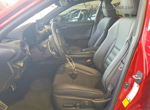 JTHGZ1E20P5028347 2023 LEXUS IS Red Widok wnętrza z przodu