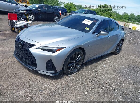 JTHGZ1E25M5021017 2021 LEXUS IS 350 Серебряный Передняя левая четверть