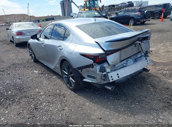 JTHGZ1E25M5021017 2021 LEXUS IS 350 Серебряный Задняя левая четверть