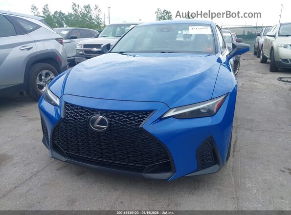 JTHGZ1E26M5018613 2021 LEXUS IS 350 Синий Вид щитка приборов