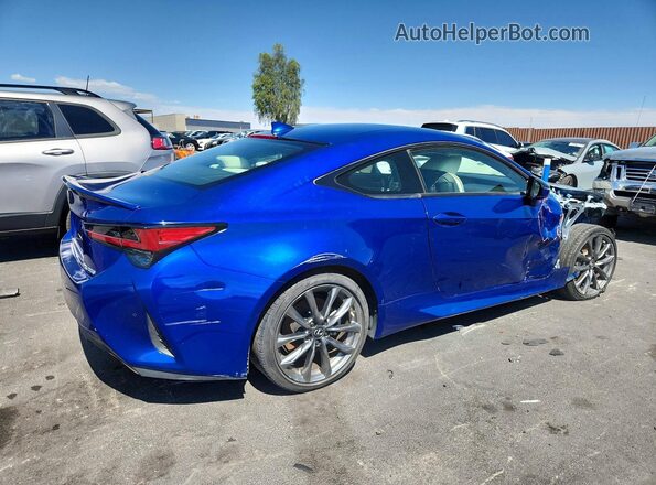 JTHGZ5BC3M5023367 2021 LEXUS RC Blue Հետևի աջ