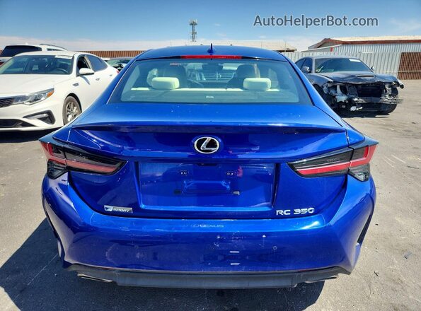 JTHGZ5BC3M5023367 2021 LEXUS RC Blue Հետևի տեսք