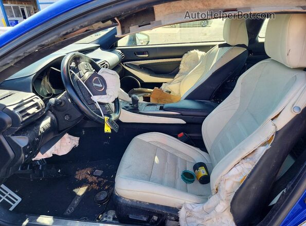 JTHGZ5BC3M5023367 2021 LEXUS RC Blue Սալոնի դիմացի տեսք