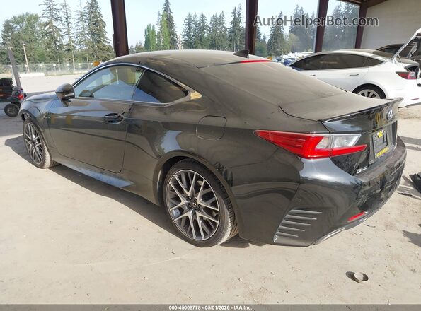 JTHHA5BC1G5000539 2016 LEXUS RC 200T Black Trasero izquierdo