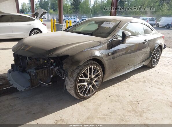 JTHHA5BC1G5000539 2016 LEXUS RC 200T Black Vista tres cuartos delantera izquierda