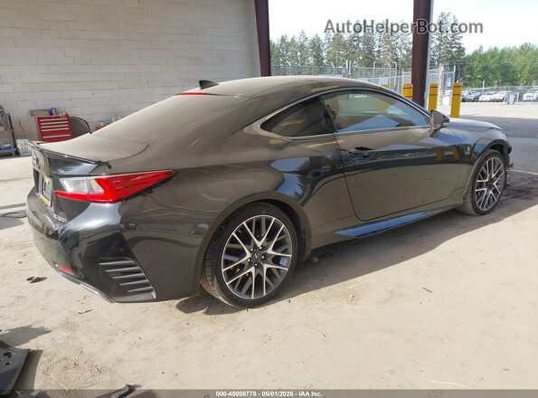 JTHHA5BC1G5000539 2016 LEXUS RC 200T Black Trasero derecho