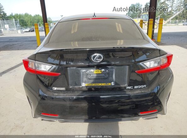 JTHHA5BC1G5000539 2016 LEXUS RC 200T Black 