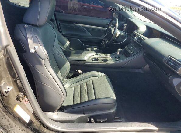 JTHHA5BC1G5001576 2016 LEXUS RC Black Rear seats view