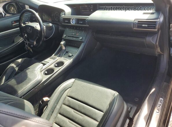 JTHHA5BC1G5001576 2016 LEXUS RC Black Dashboard view