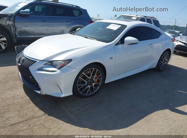 JTHHA5BC1H5006522 2017 LEXUS RC 200T White Przód lewy