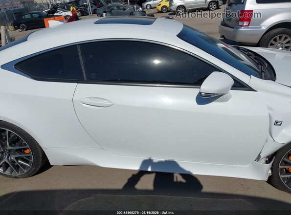 JTHHA5BC1H5006522 2017 LEXUS RC 200T White Widok wnętrza z tyłu